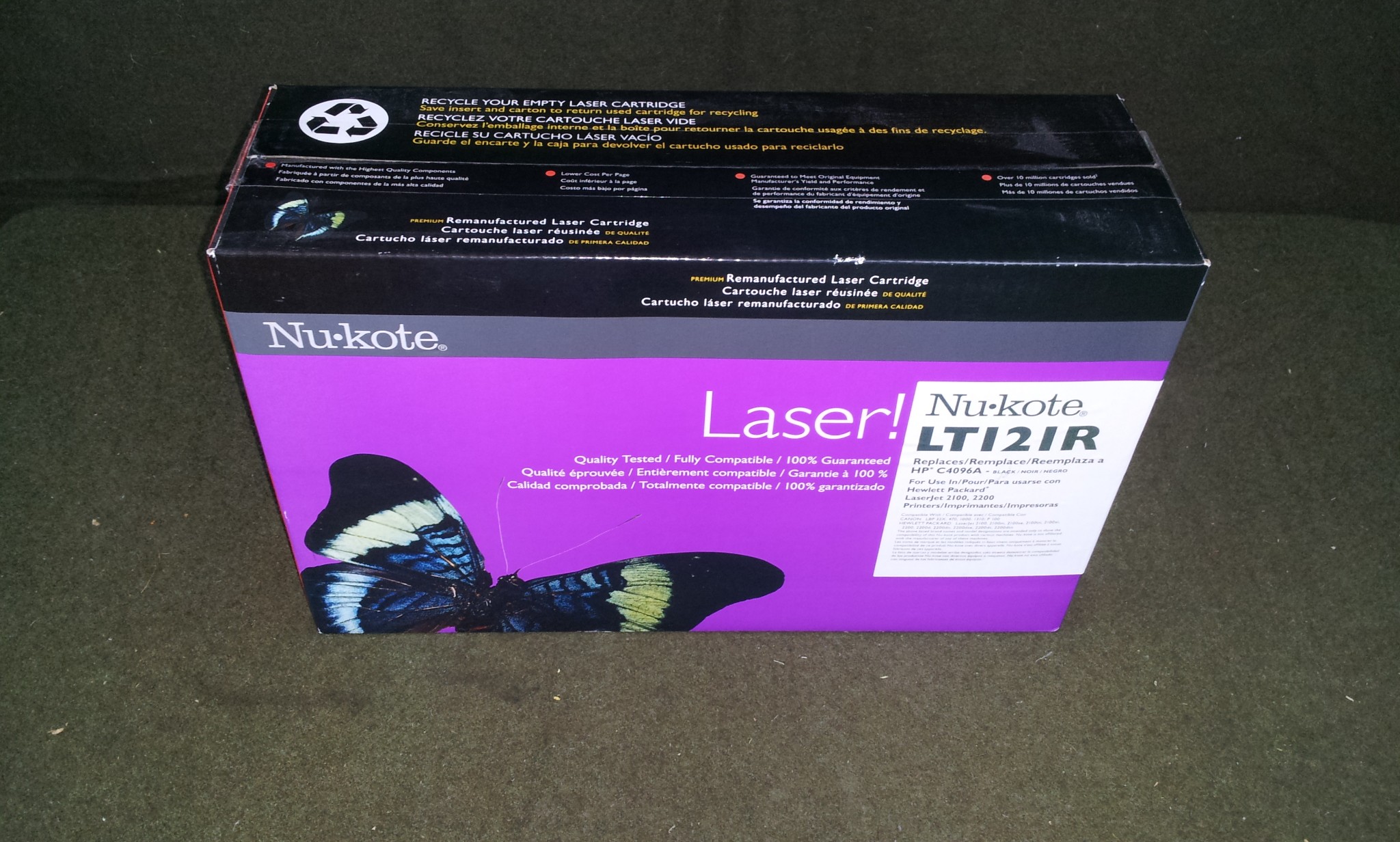 NUKOTE LT121R (HP C4096A) Remanufactured Laser Cartridge