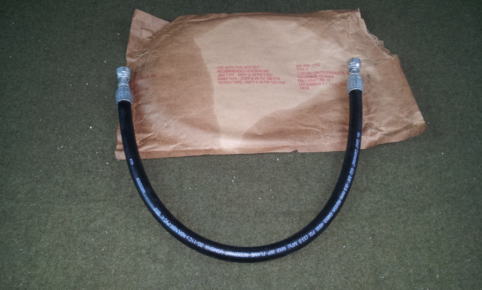 Tractor, Rt , Articulated Steering Hydrolic Hose NEW