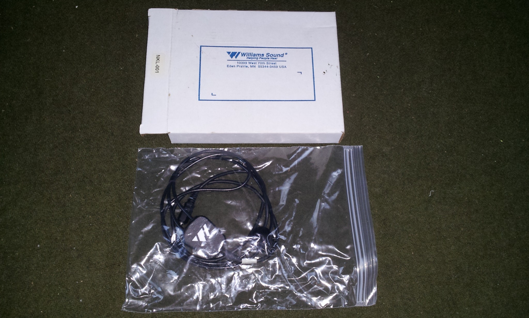 WILLIAMS SOUND CORP, NKL 001 NECKLOOP ( NEW IN BOX )