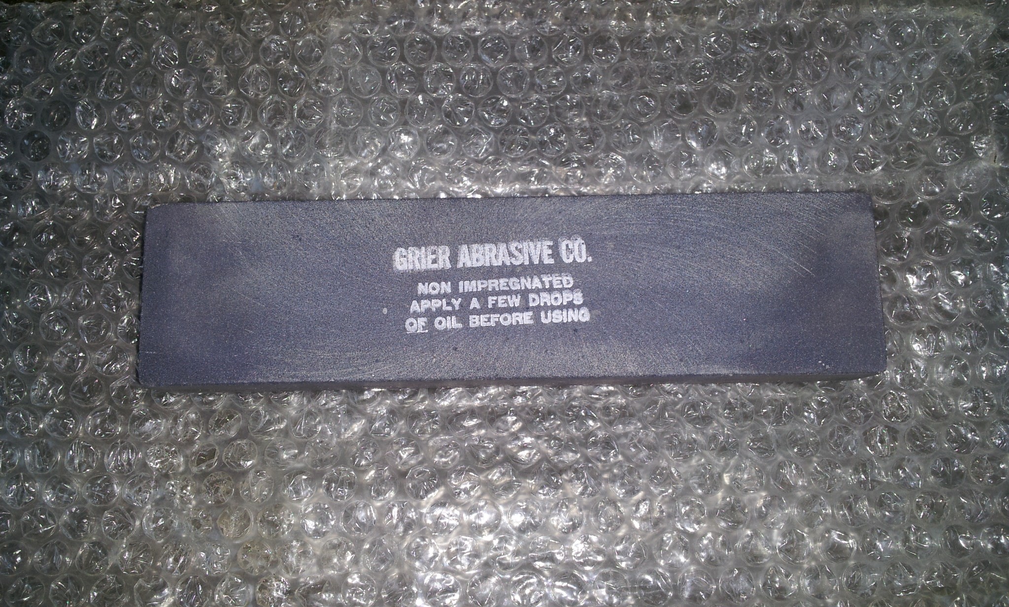 Grier Abrasive New 8" Sharpening Stone Knife/Knives New