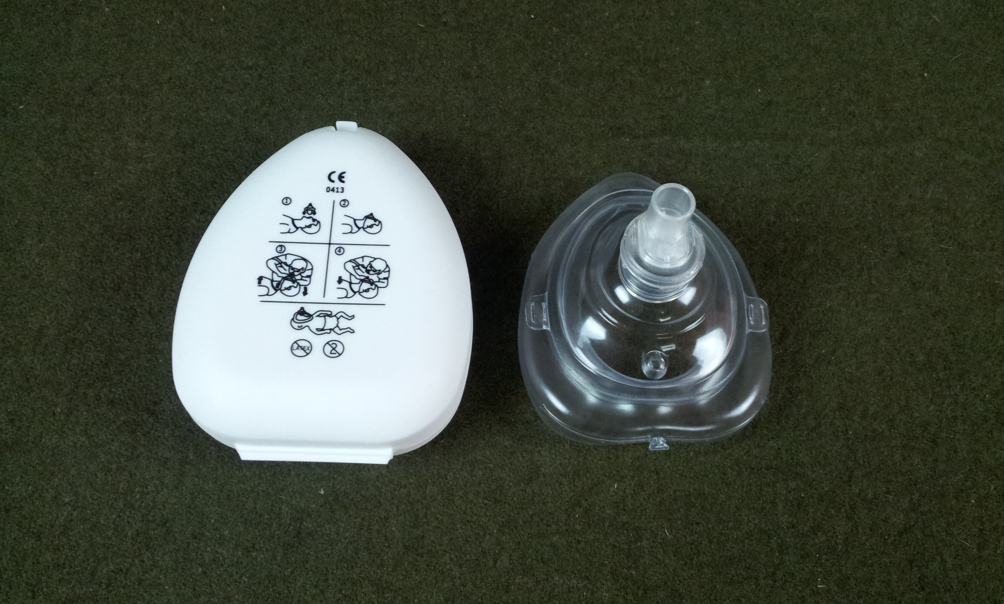 Medline HCS64184  Mouth-To-Mask Resuscitator Adult/Child with Valve New