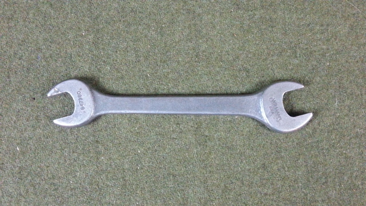 Williams Dual Open End 3/4" & 13/16" Wrench Vintage