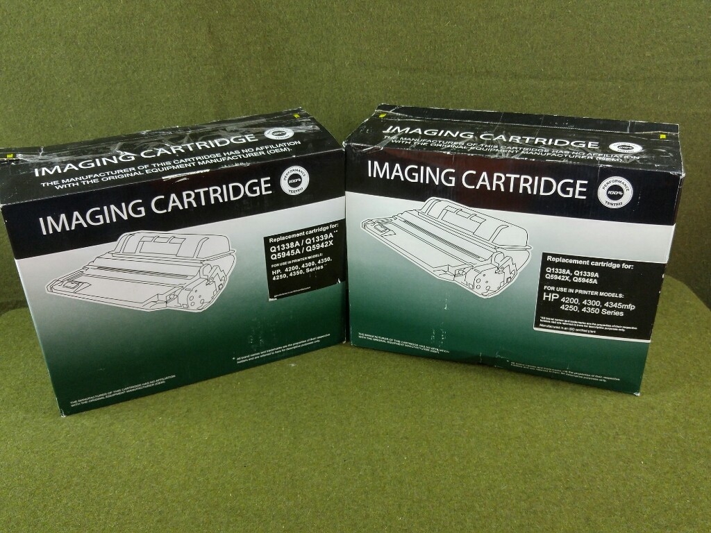  2 NEW Compatible Toner Cartridge Q5942XU For HP 4200, 4300, 4250, 4350, & 4345 MFP 