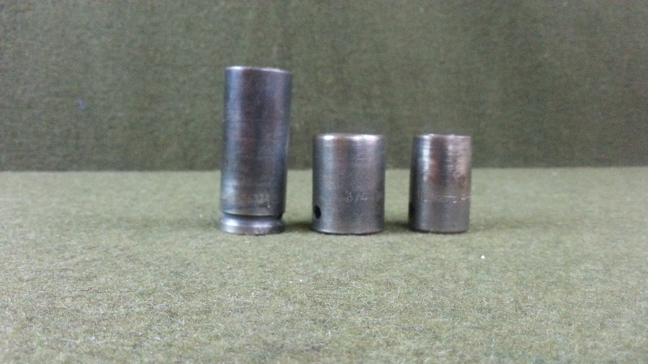 Williams Lot of 3 Impact Sockets 