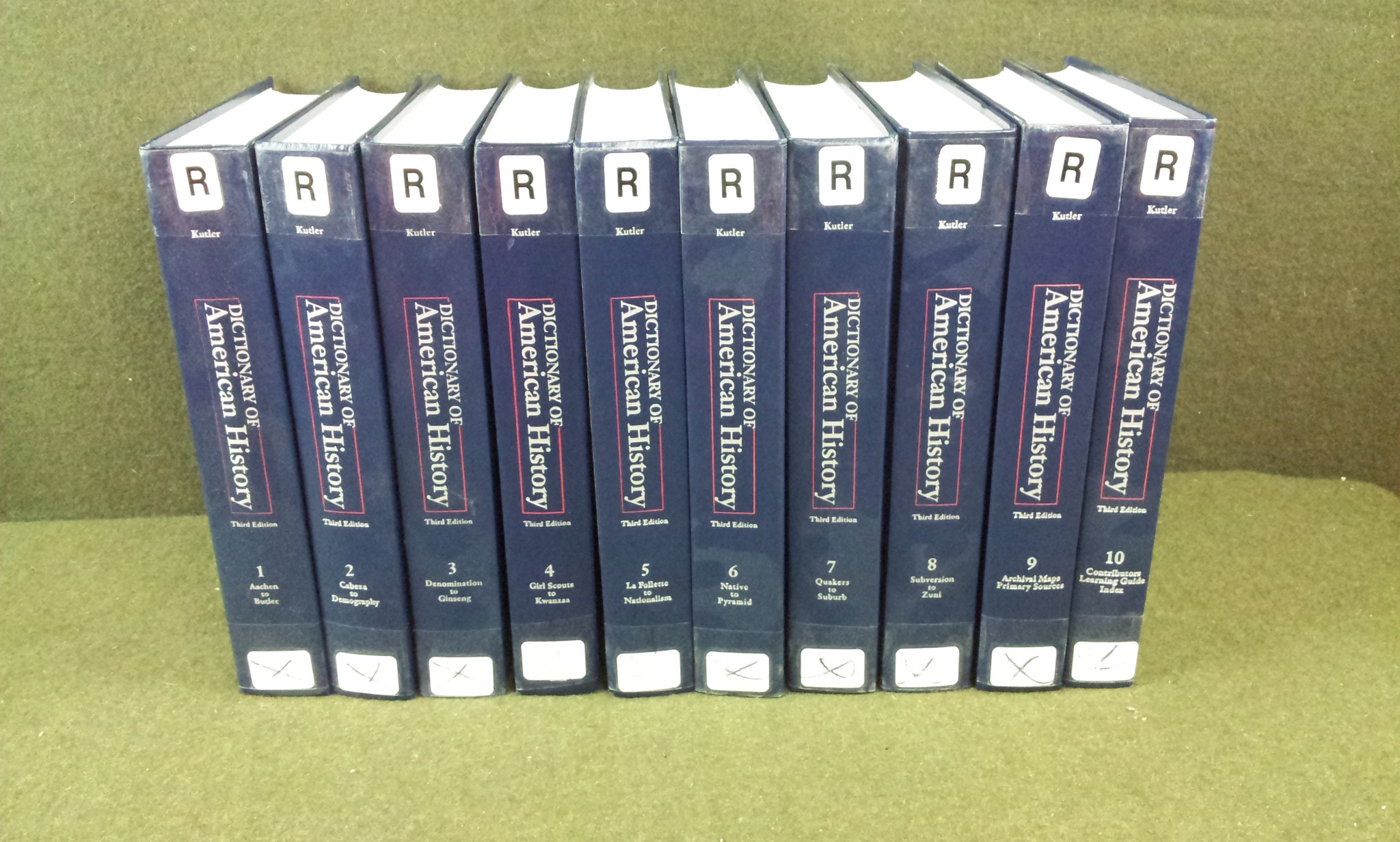 Dictionary of American History, 3rd Edition