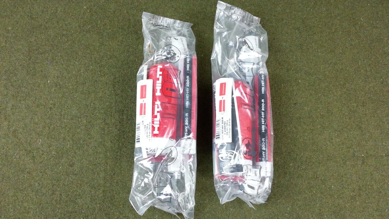 Hilti HIT-HY 200-R Injectable Mortar NOS Lot Of 2