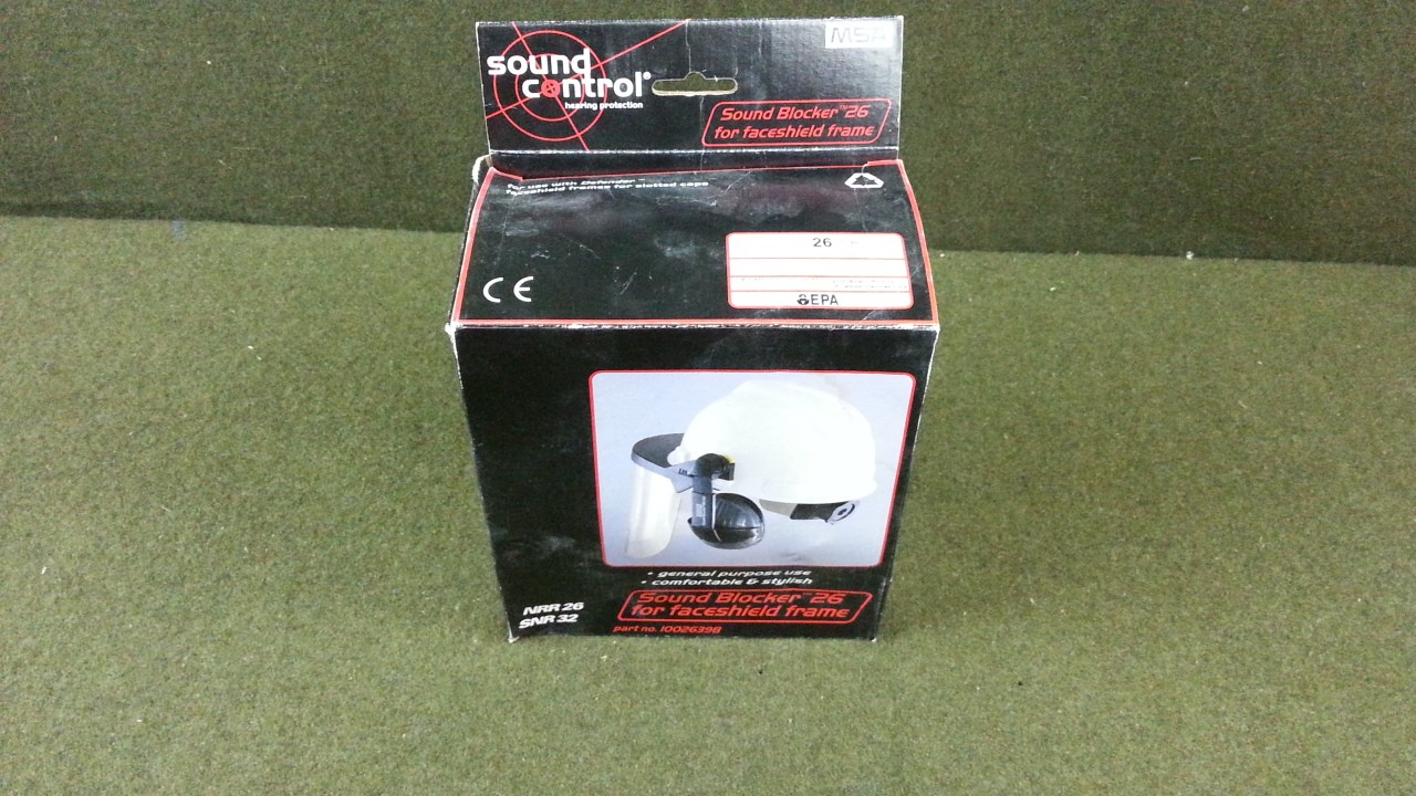 Sound Blocker 26 For Faceshield Frame  NEW