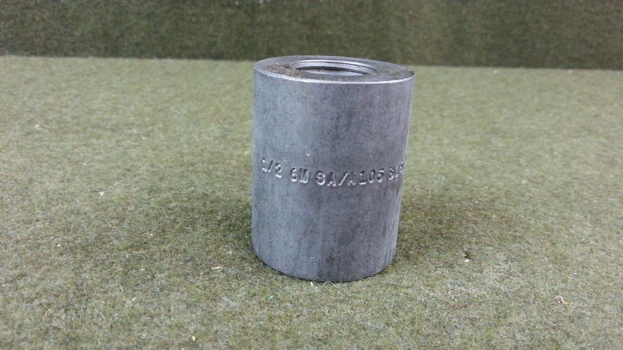 Bonney Forge Threaded Coupling 1/2" x 1-1/2" x 1-7/8" New