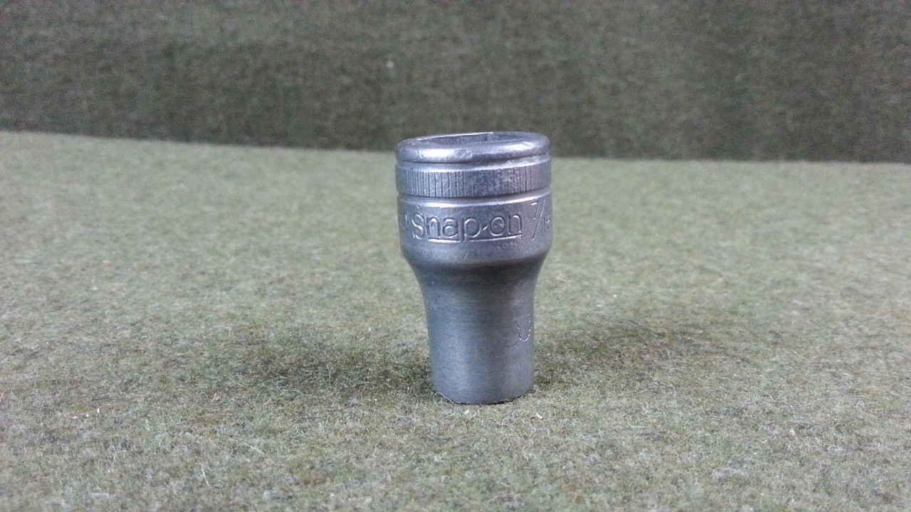 Vintage Snap-On SW-140 1/2" Drive 12 Point 7/16" Socket