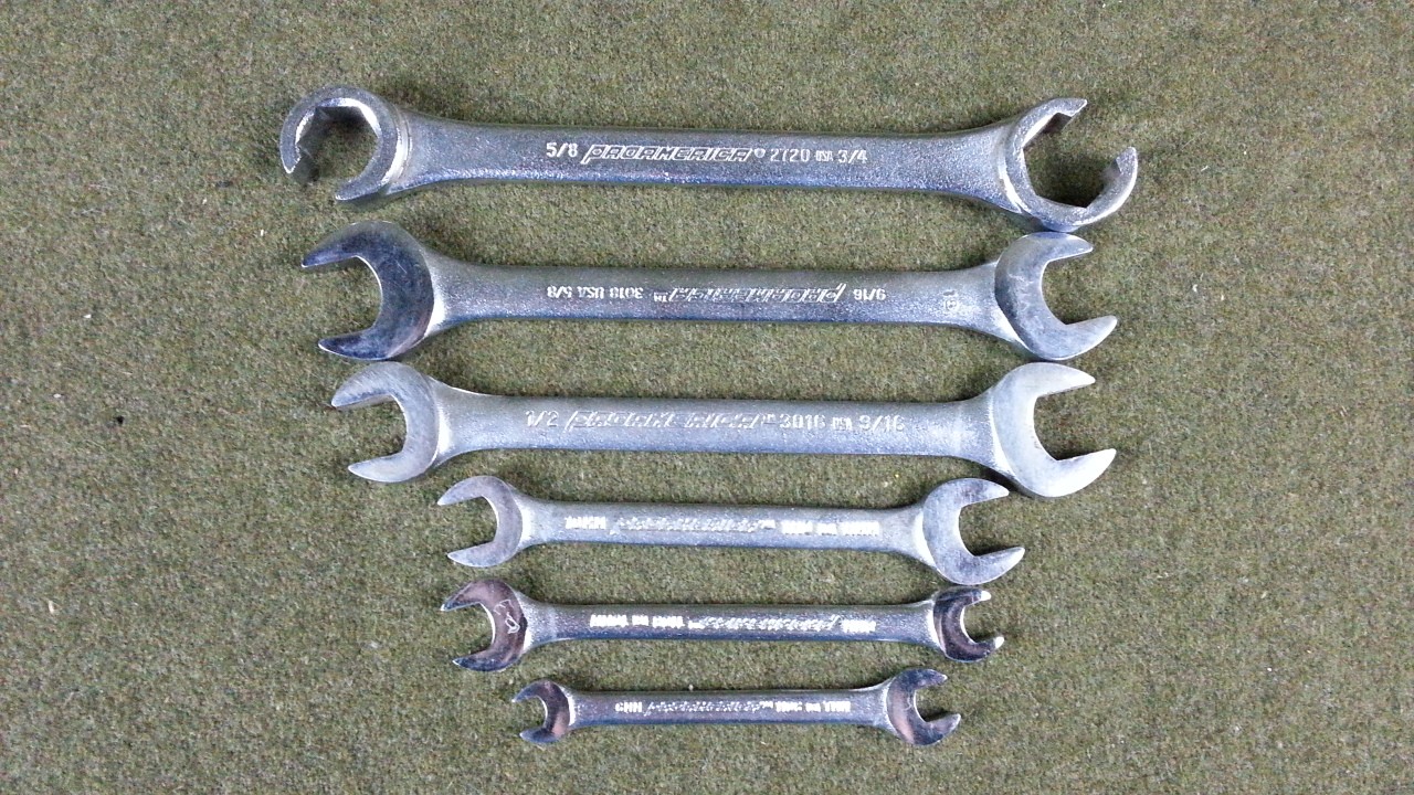 PROAMERICA Lot Of 6 Dual Wrenches SAE & Metric