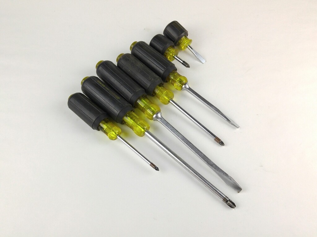 Stanley USA 7pc Soft Grip Screw Driver Set 