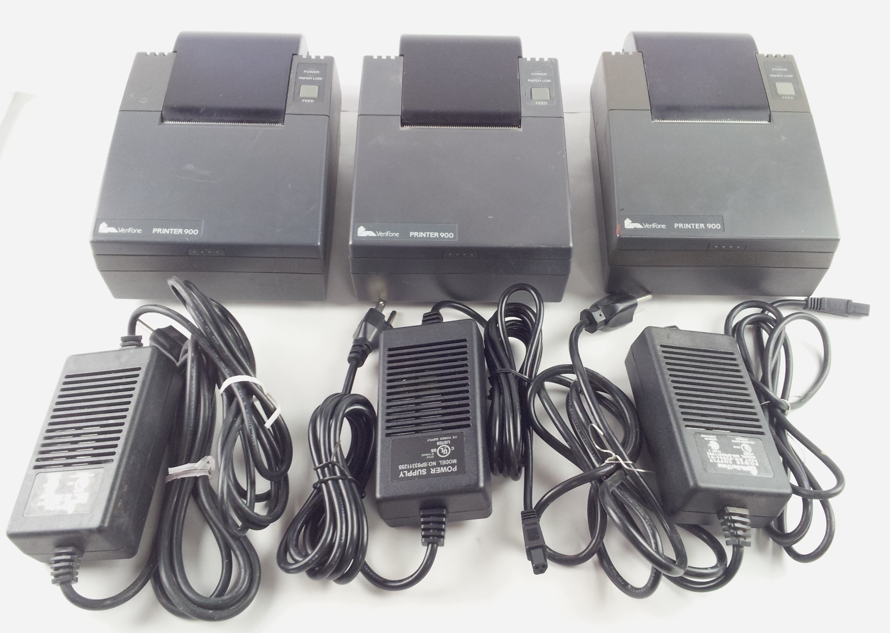 VeriFone Printer 900 With Ac Adapter PN P002-121-00.HO1 Lot of 3