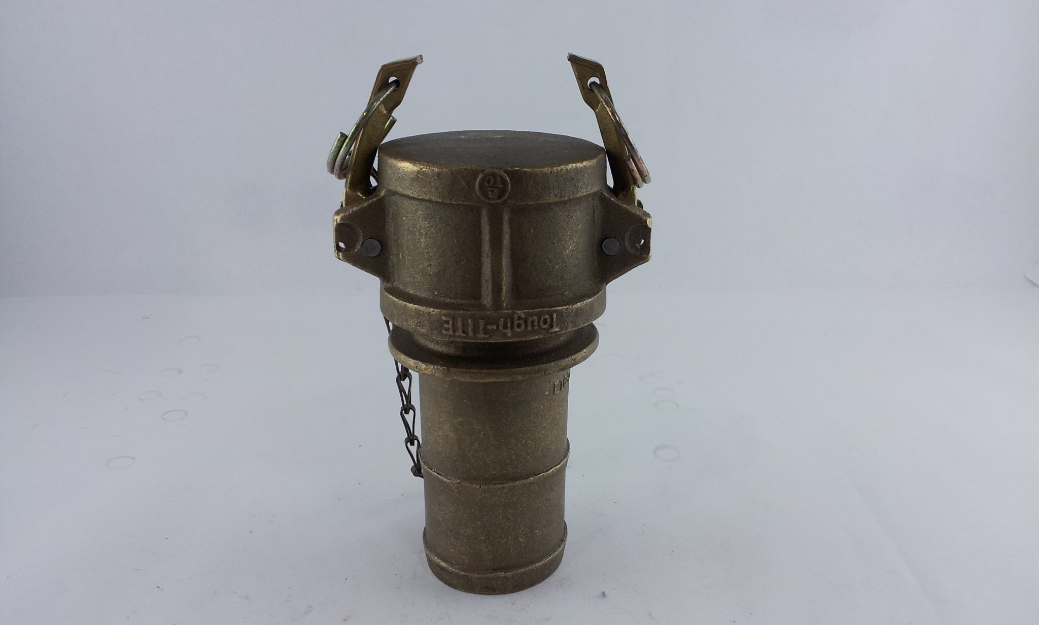 Tough-Tite Brass 2" Hose to 2" M Cam & Groove Coupling A2E