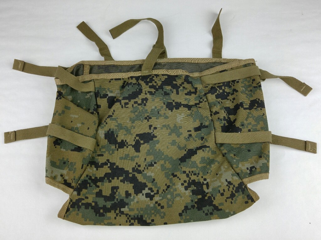 2 USMC DIGITAL MARPAT GEN I ILBE MAIN PACK RADIO POUCH Tan