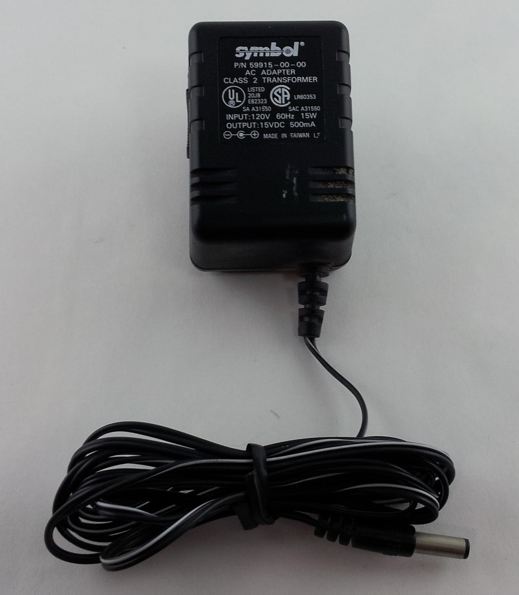 Symbol 59915-00-00 Ac Adapter 15VDC 500mA