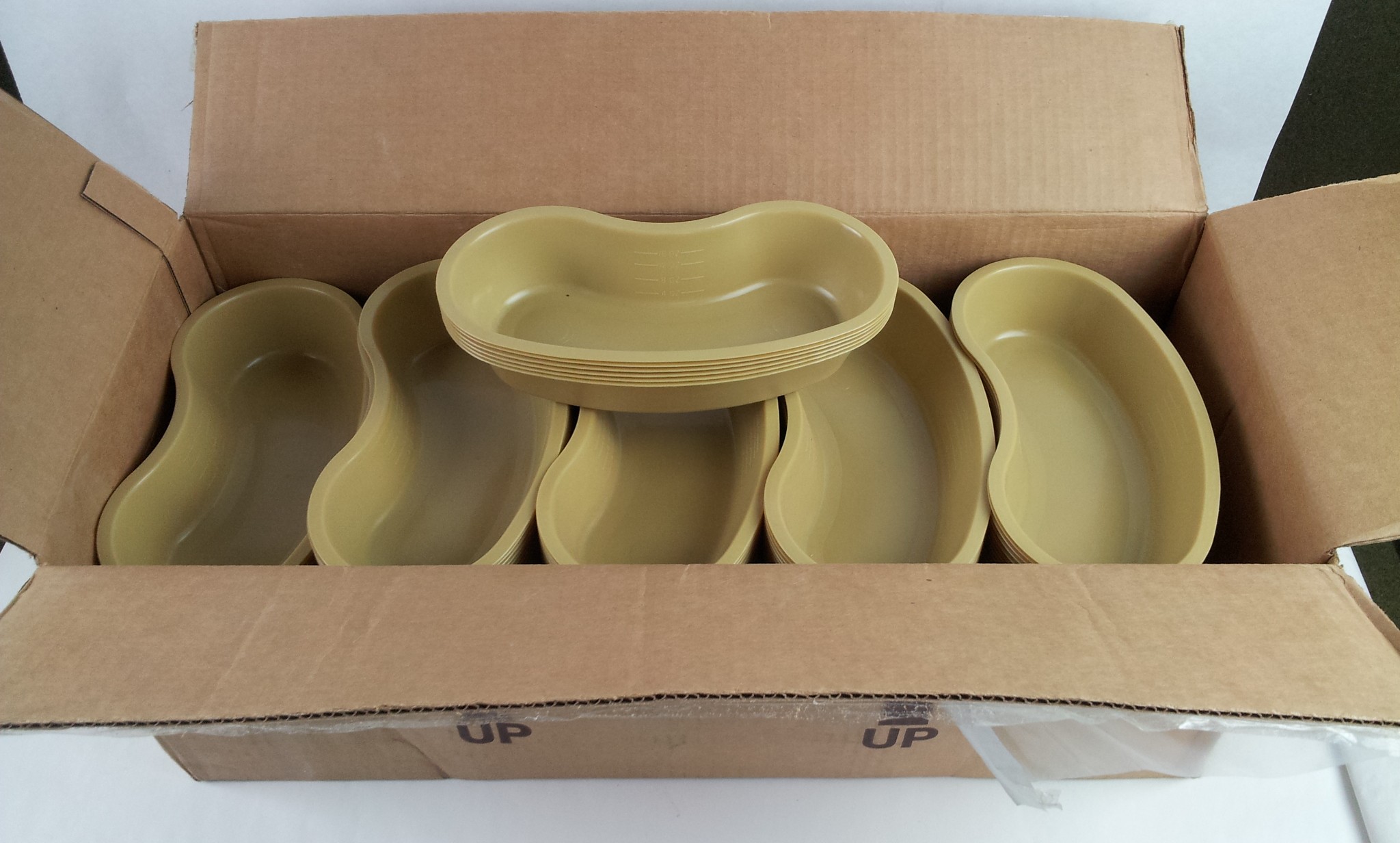 Plastic Emesis Bowl 500cc 16oz Disposable Box of 250 