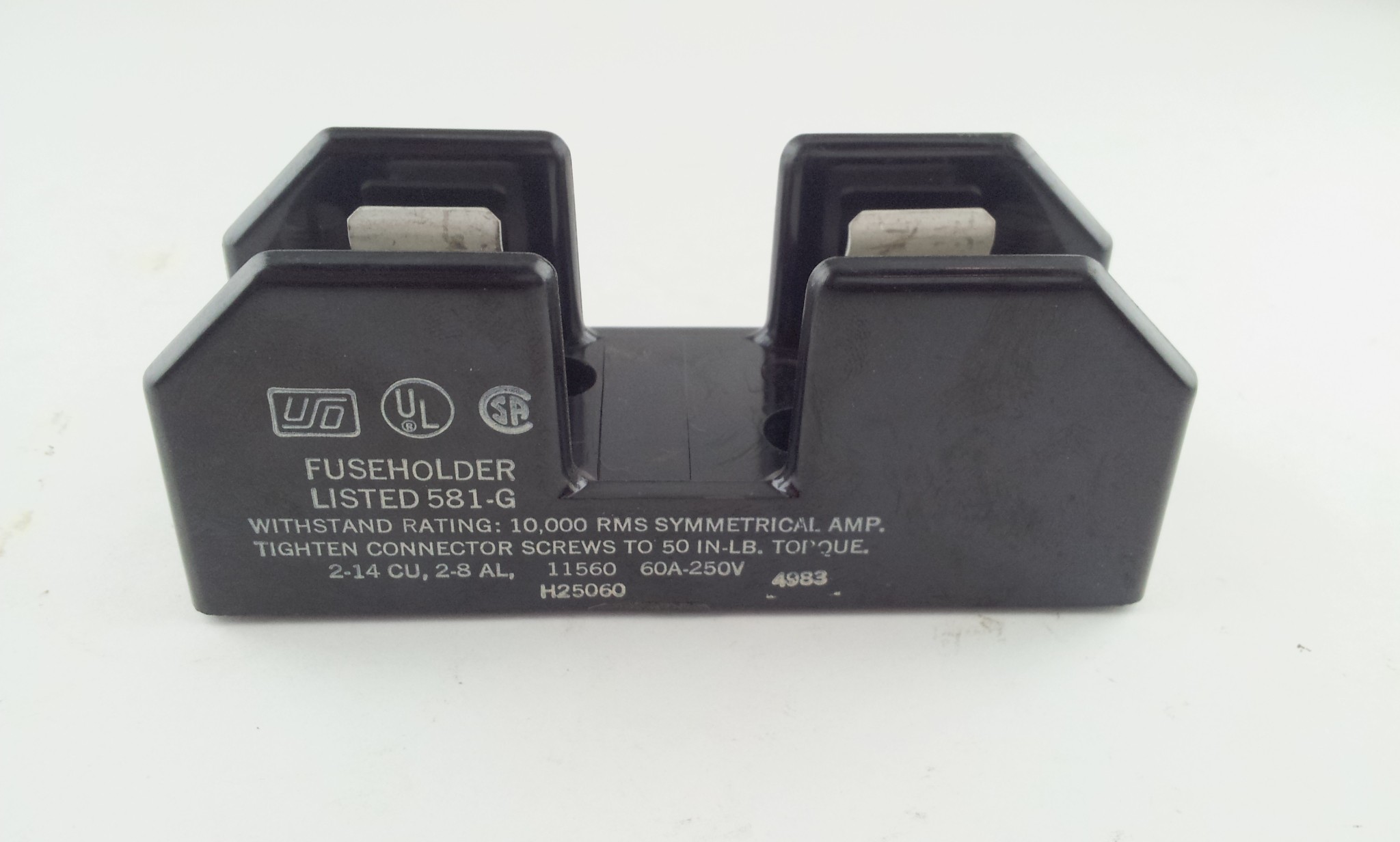 USD H25060 Fuse Holder 60 Amp 250V Single Pole 581-G