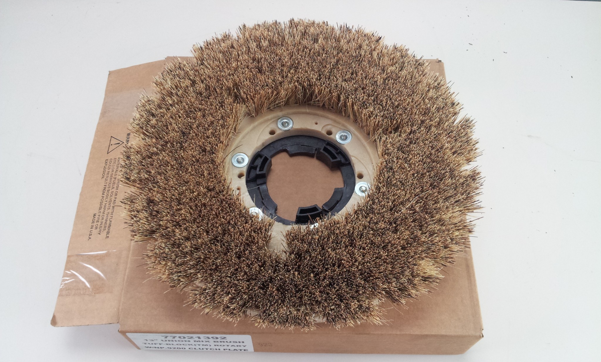 Malish 770213 13" Union Mix Floor Polisher Brush With NP-9200 Clutch Plate