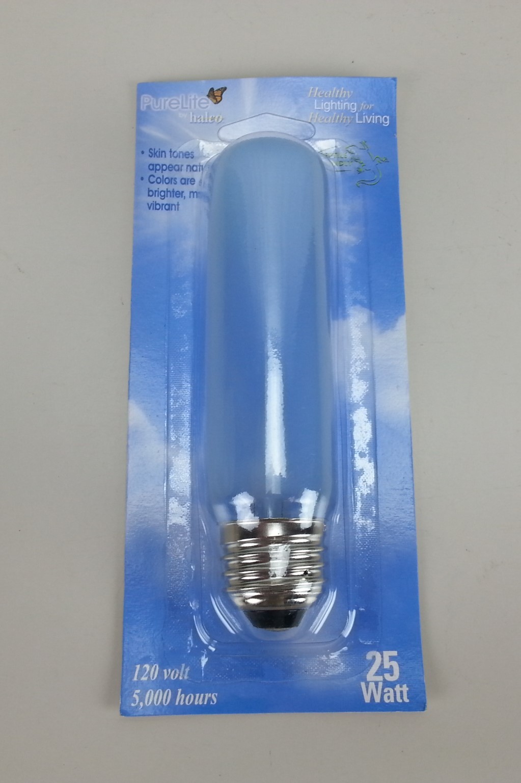 Halco PureLite 106420 Neodymium Natural Daylight Bulbs 25w 120v 5,000hr Box- 10