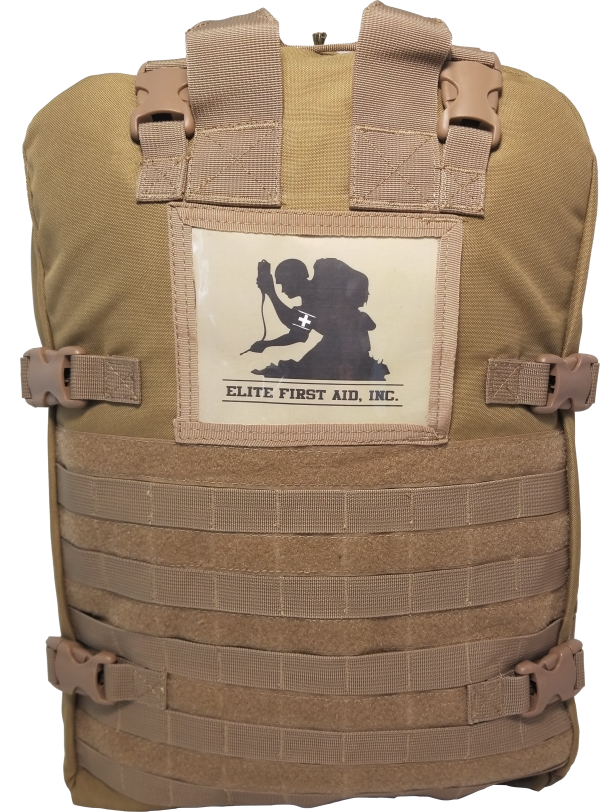 Elite First Aid STOMP Medical Kit STOCKED Trauma Advanced Medical Care Pack Tan