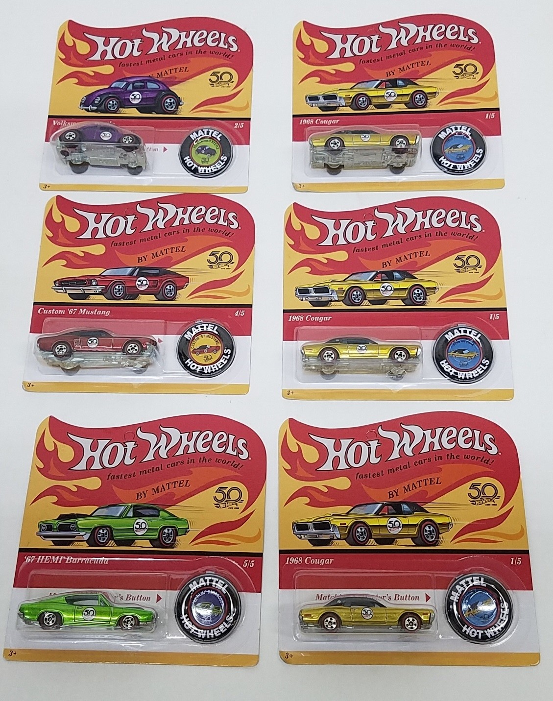 hot wheels 50th anniversary redline
