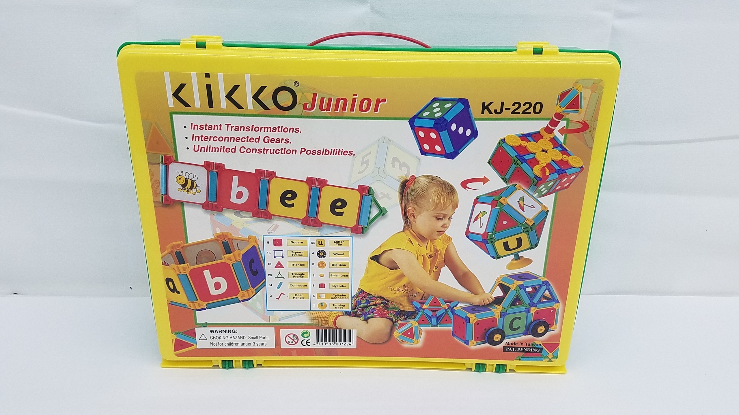 Klikko KJ-220 220 Piece 3D Building Toys Manipulatives NEW