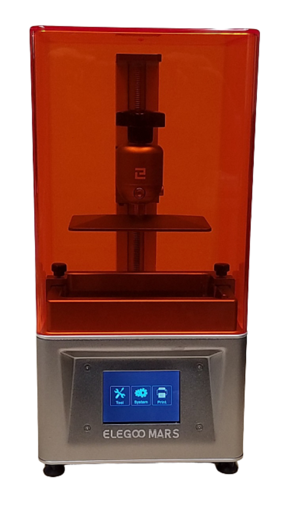 ELEGOO Mars UV Photocuring LCD 3D Printer Silver w/ 100 Gram Water Washable Resin