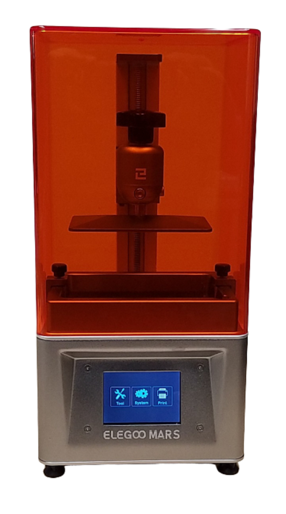 Elegoo Mars Uv Photocuring Lcd 3d Printer Silver Edition With 3 5