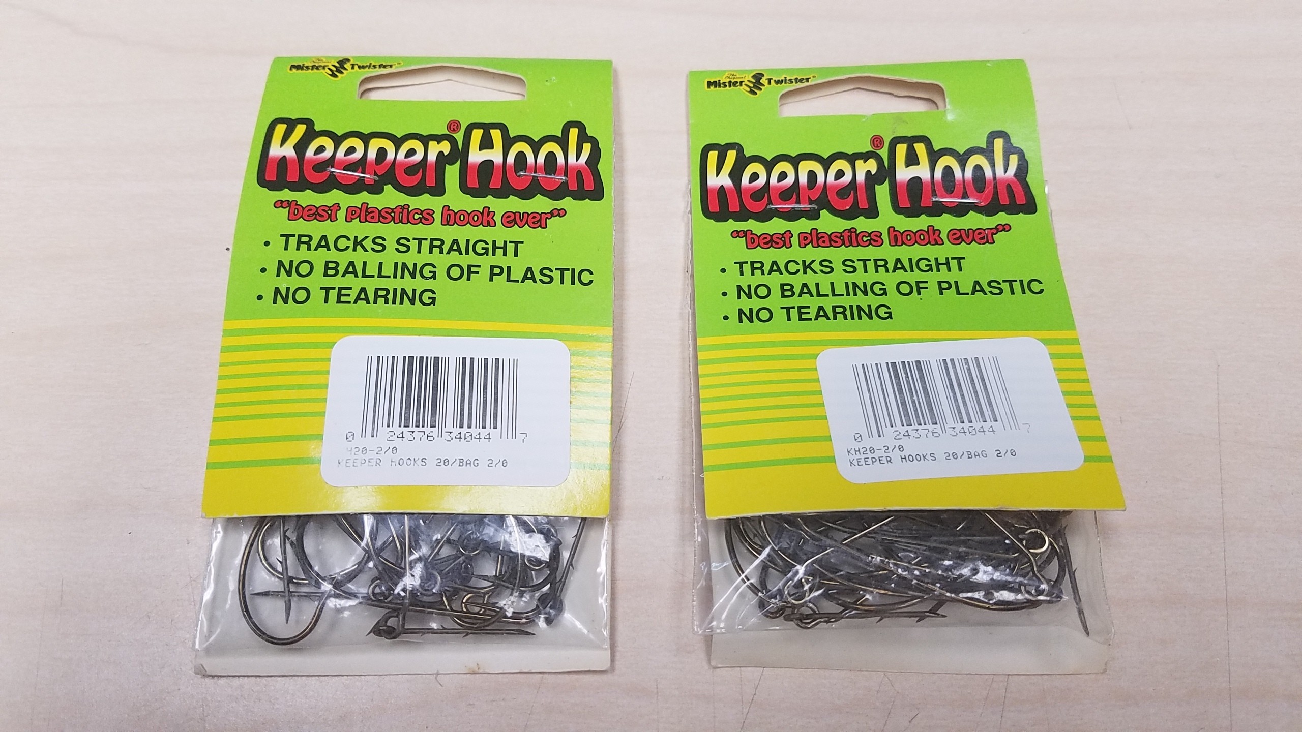 Mister Twister KH20-2/0 Keeper Hooks Size 2/0 2 20 Count Bags