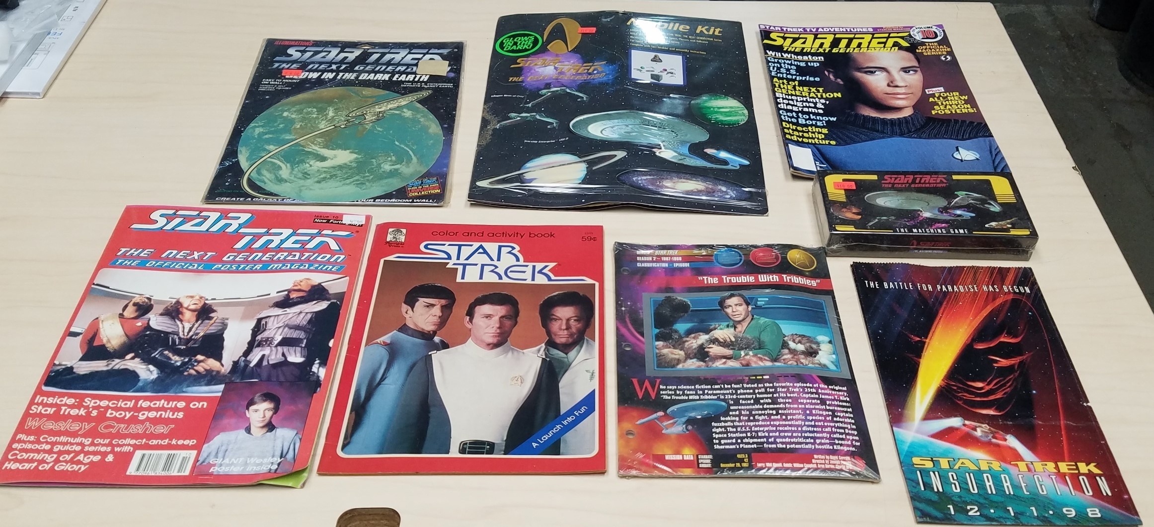 Star Trek TNG Paper Collectables Magazines and Other