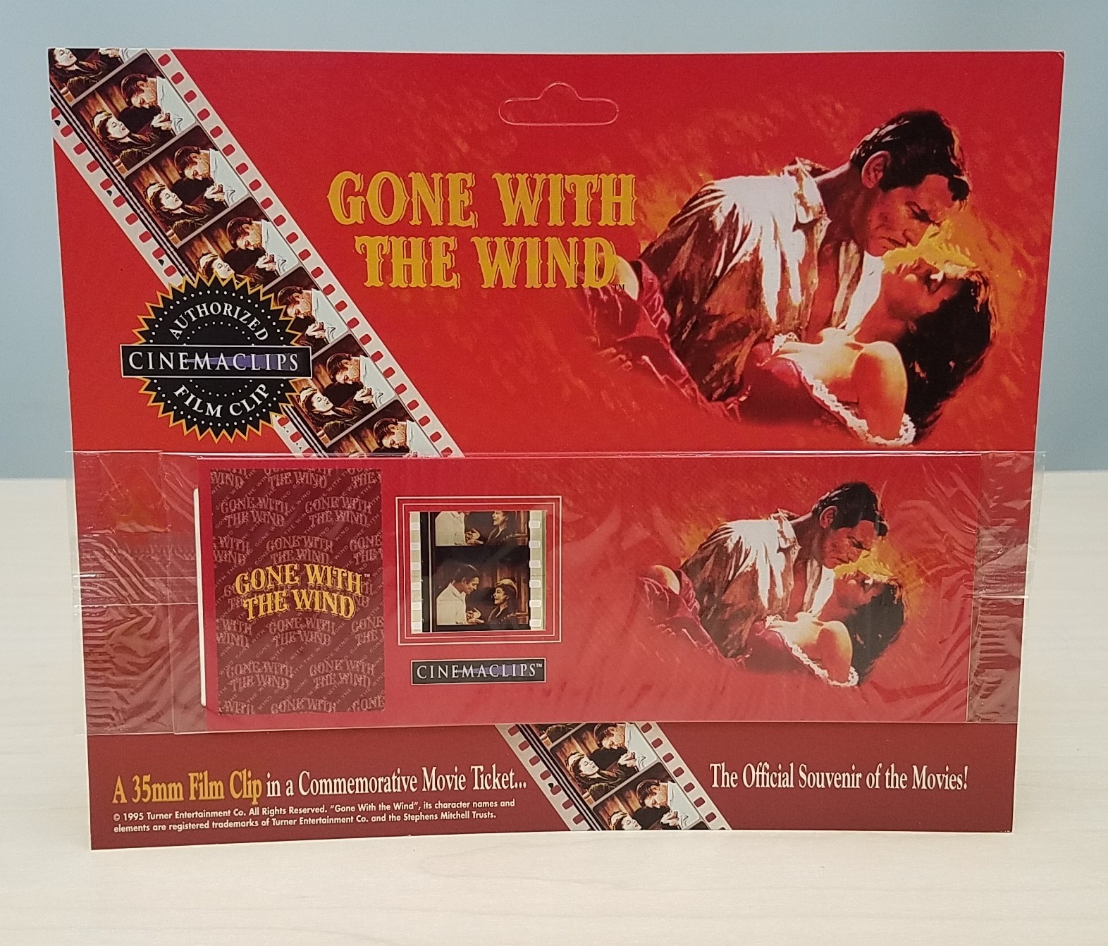 NEW 1995 Gone With The Wind Cinemaclips 35mm Film Clip Movie Ticket