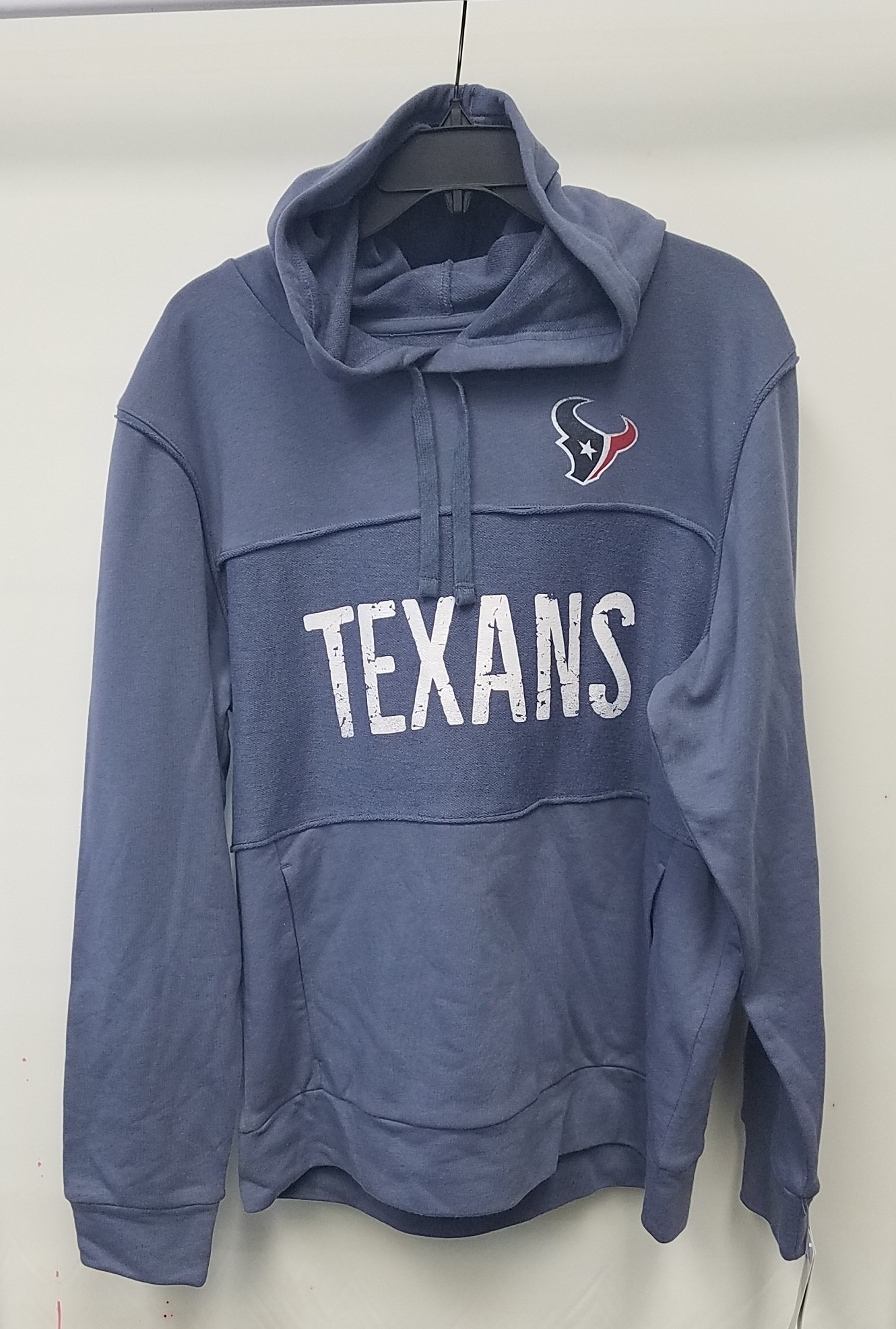 NFL Houston Texans Men's Hoodie Faded Traditional Navy