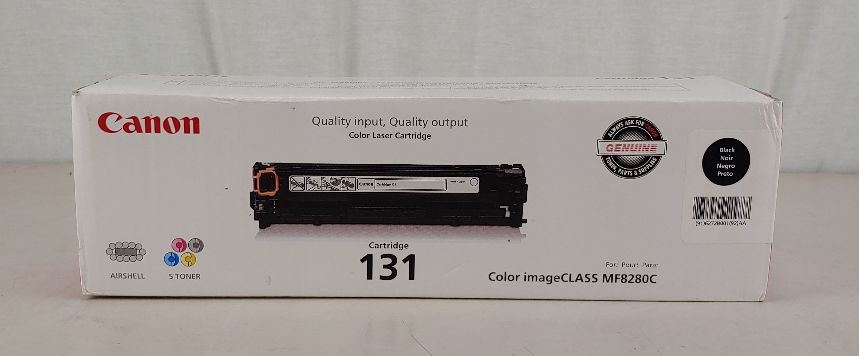 Canon 131 Toner Cartridge Black 6272B001 GENUINE NEW