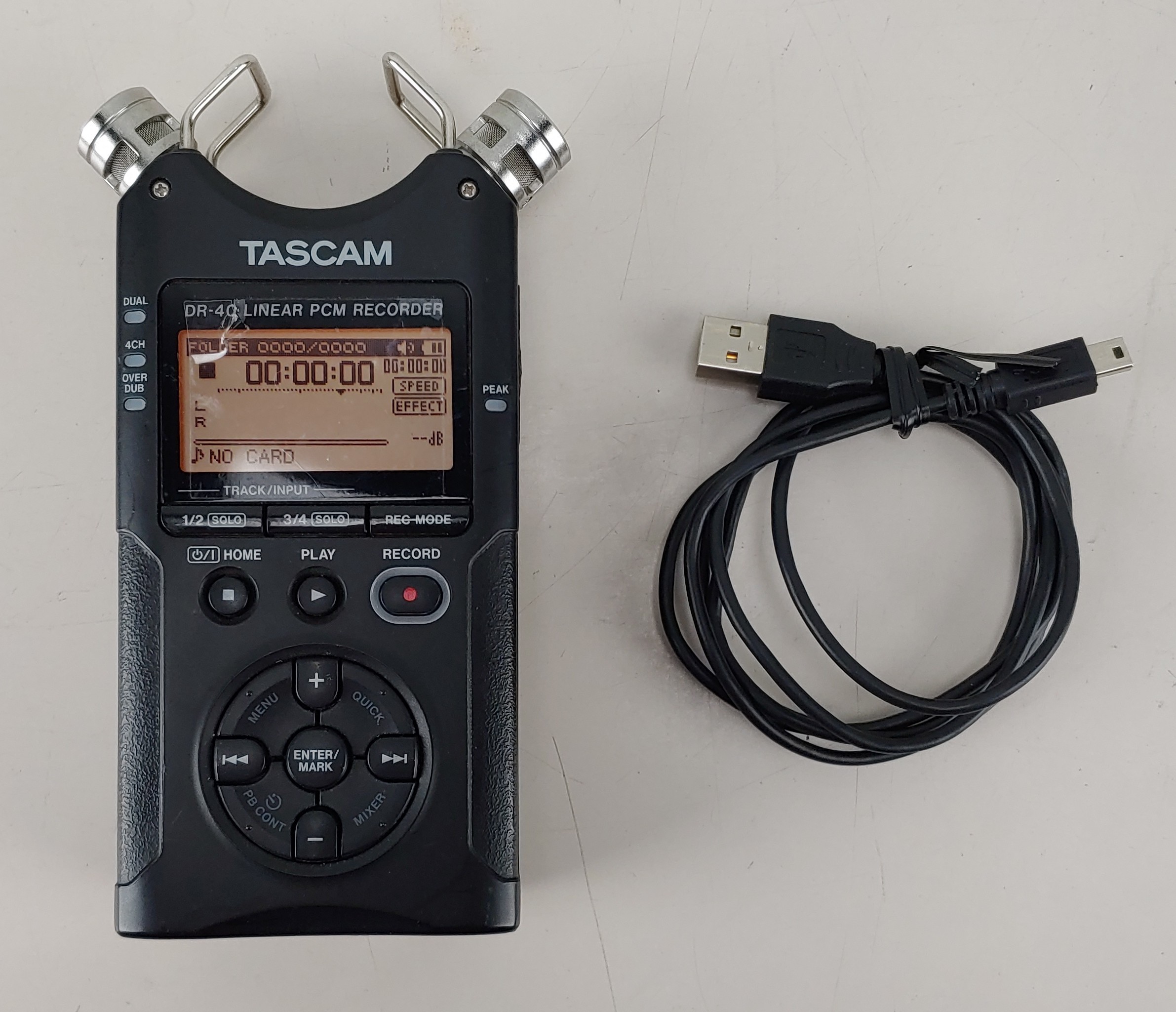 TASCAM DR40 Linear PCM Handheld Digital Recorder Audio & Video