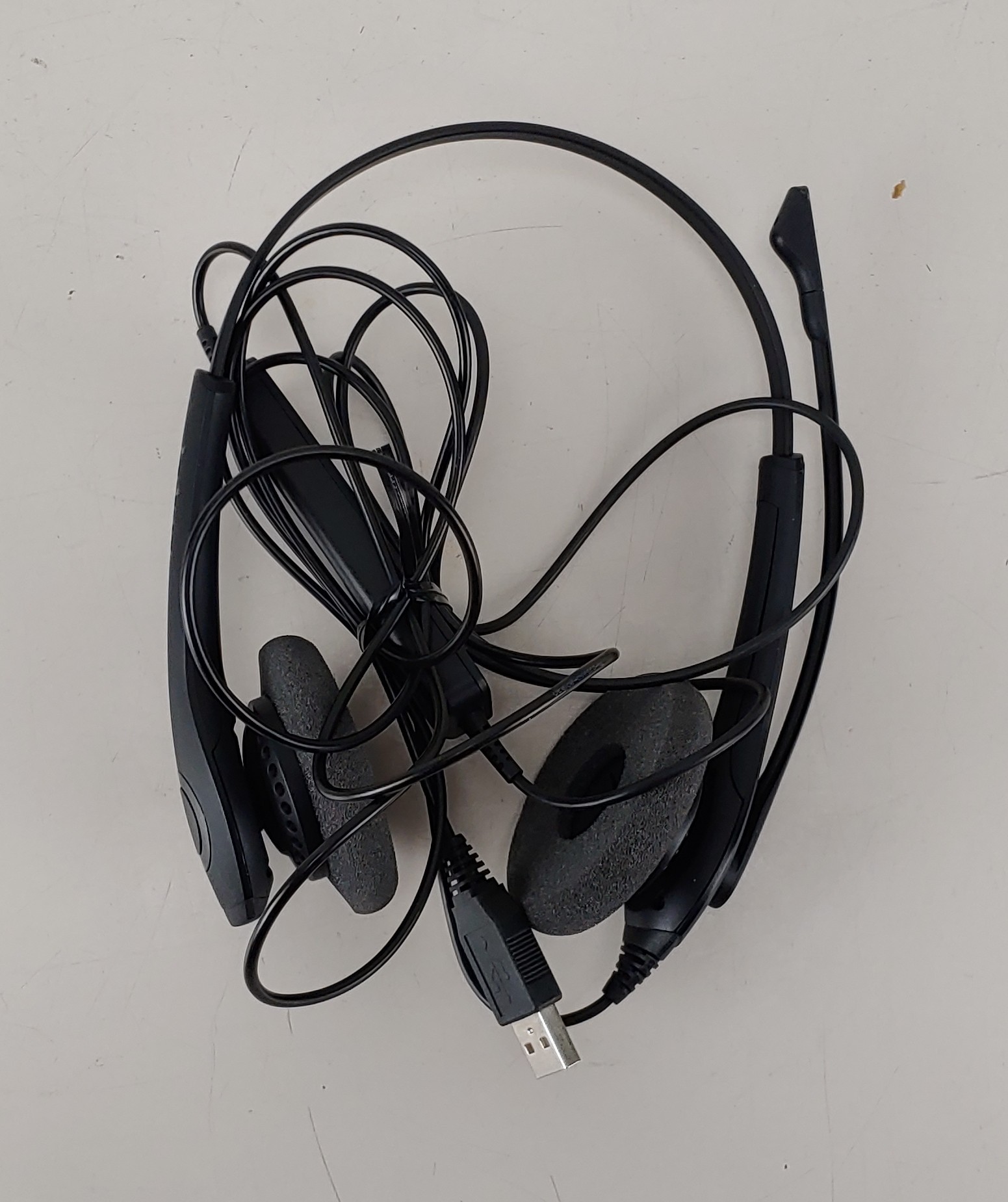 Jabra Biz 1500 USB Duo Wired Headset Noise Cancelling Mic Headphones