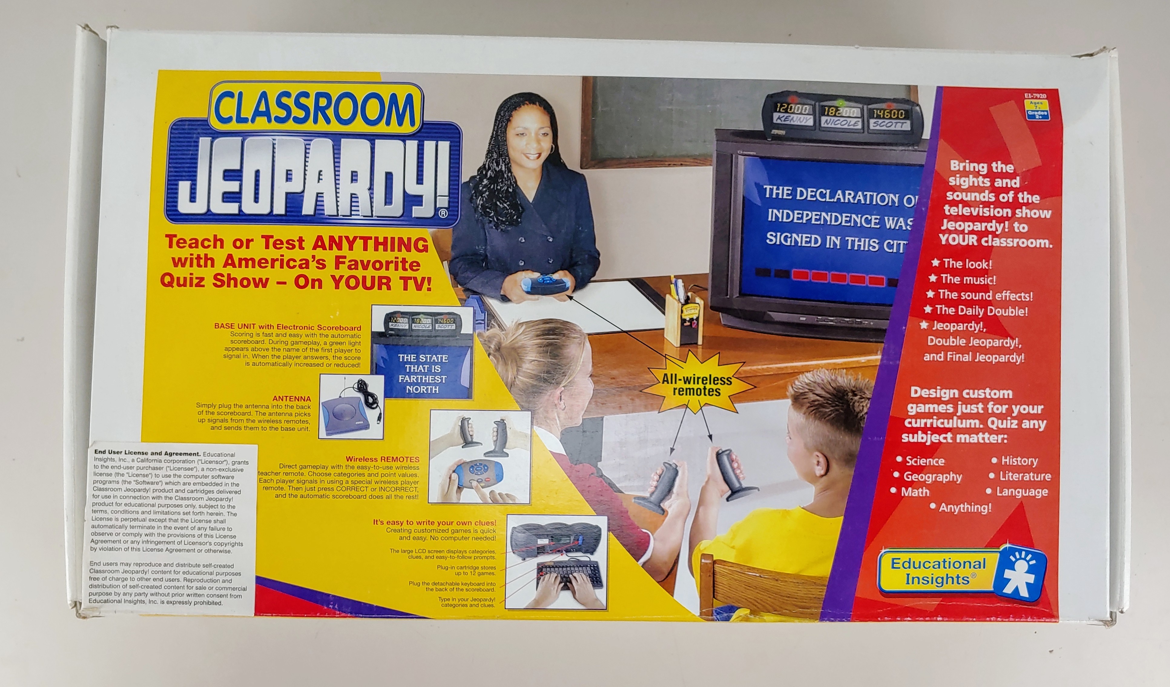 Classroom Jeopardy EI-7920 Educational Insights