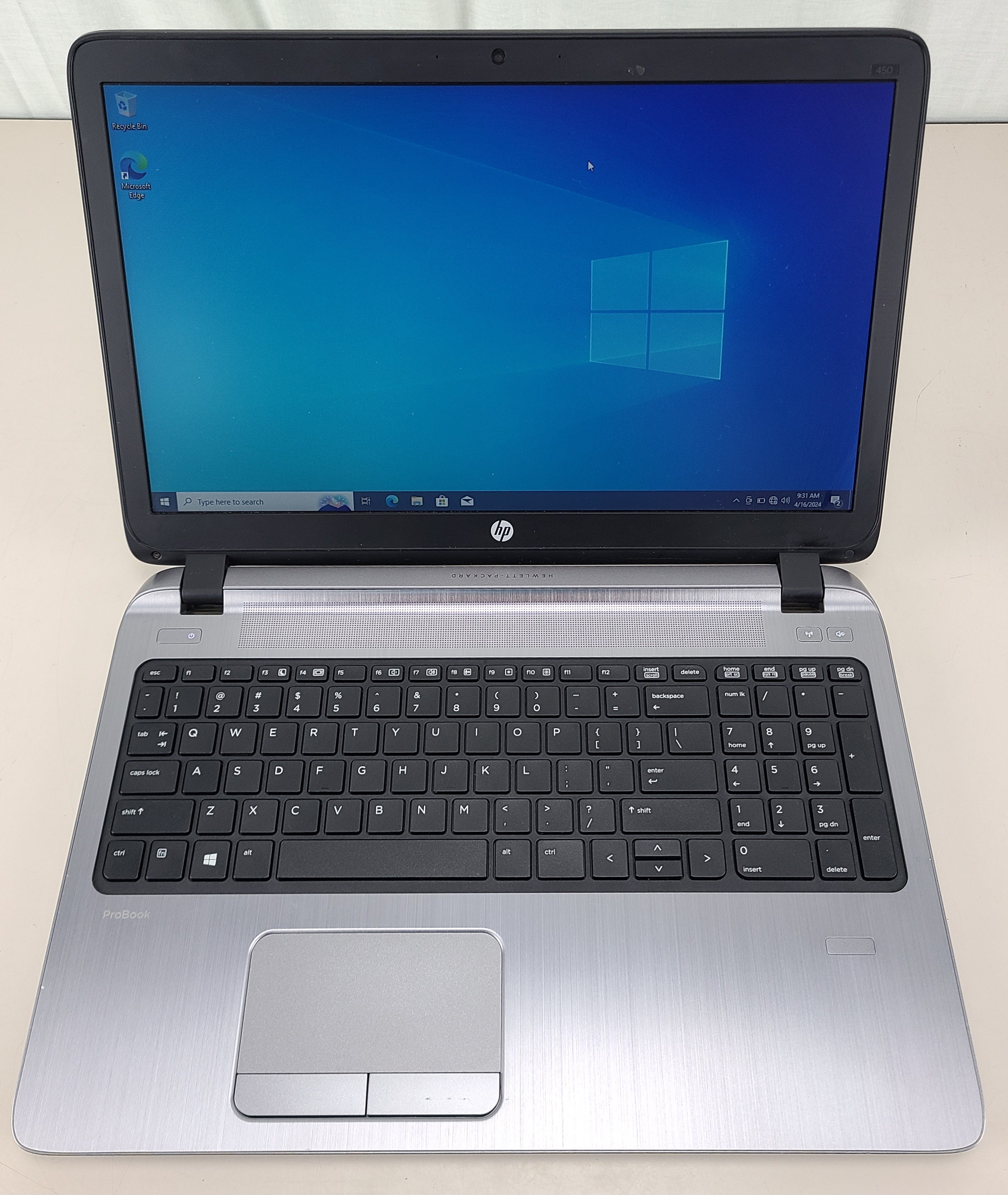 HP ProBook 450 G2 i7-5500U 8GB 1TB HDD WIN 10 PRO