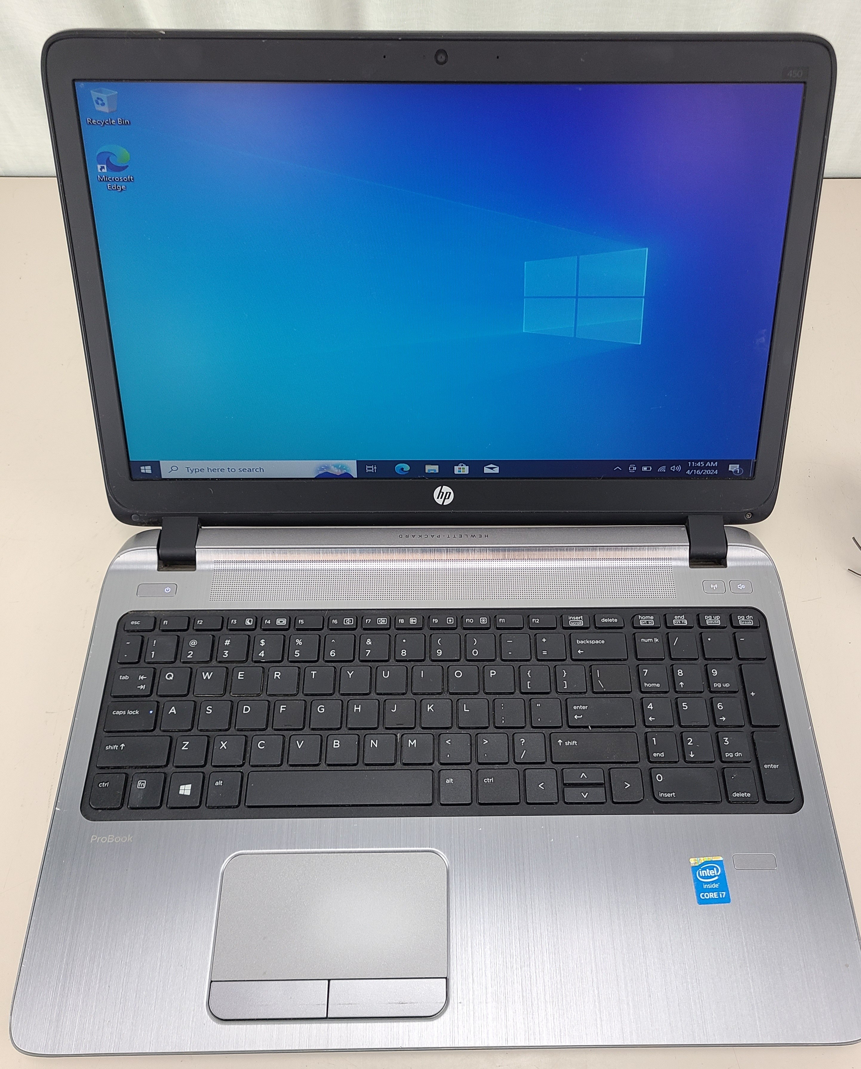 HP ProBook 450 G2 i7-5500U 8GB 1TB HDD WIN 10 PRO