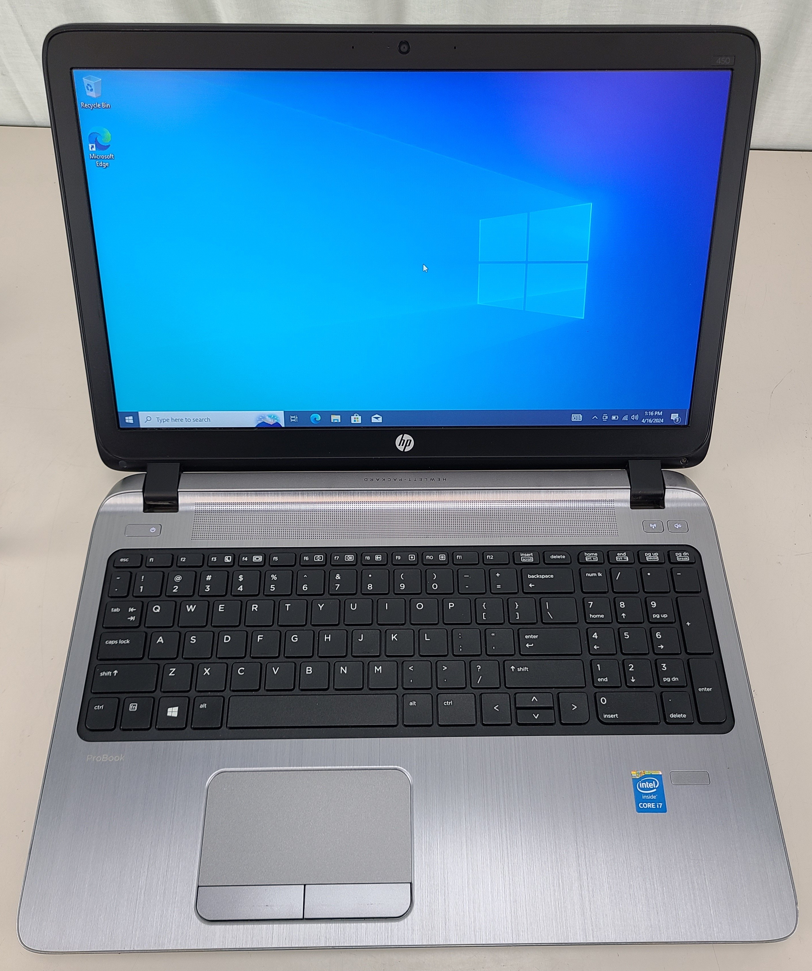 HP ProBook 450 G2 i7-5500U 8GB 1TB HDD WIN 10 PRO