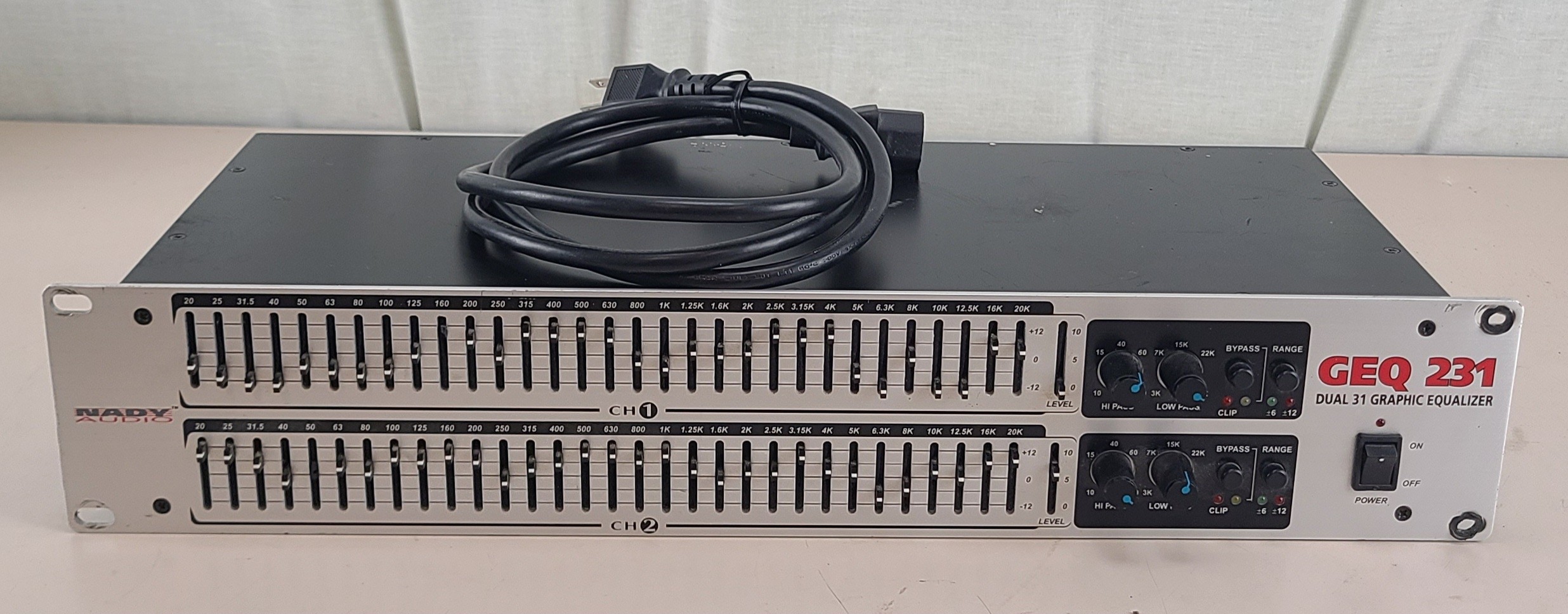 Nady Audio Dual 31 Graphic Equalizer GEQ 231