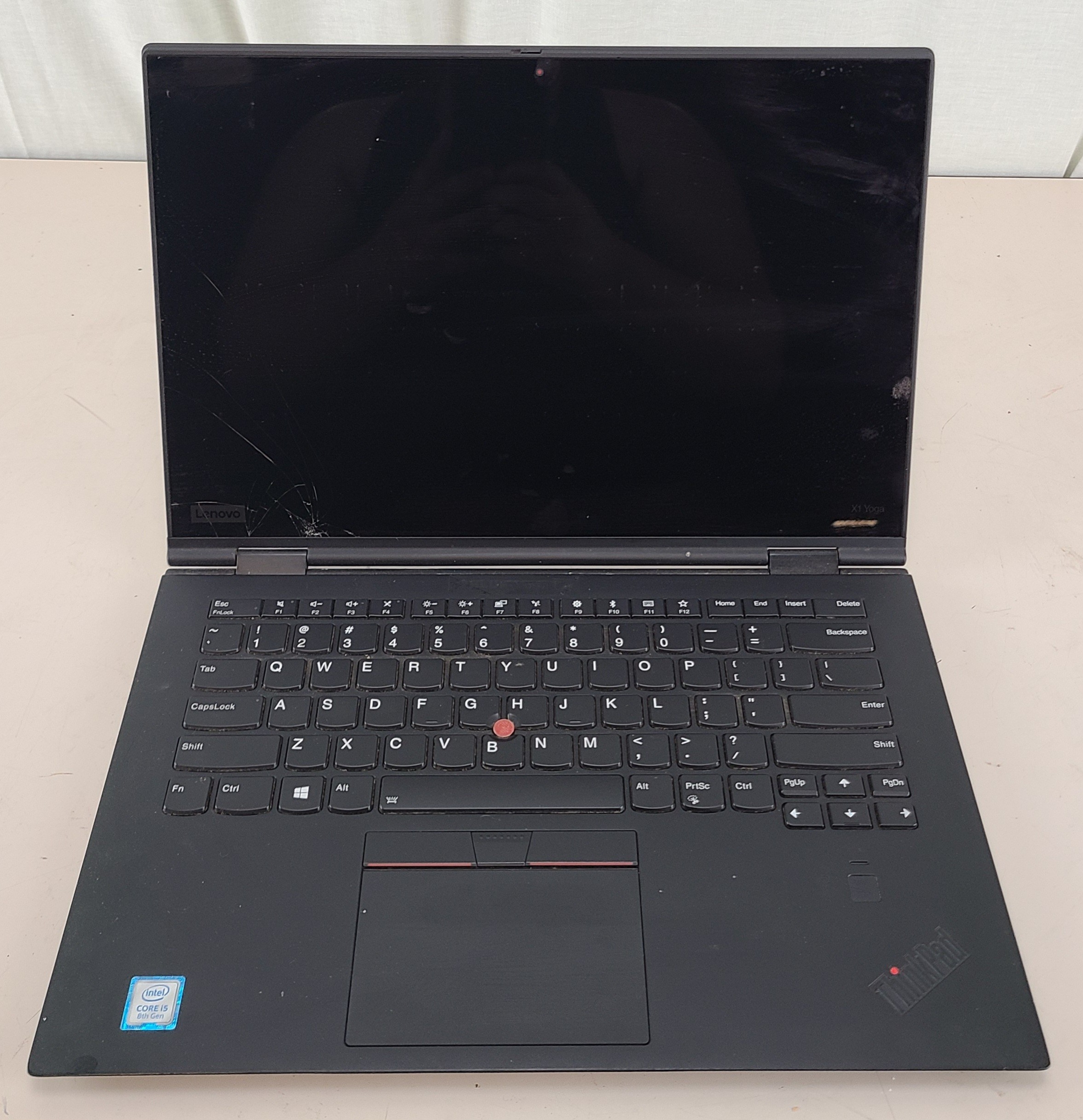 FOR PARTS Lenovo ThinkPad X1 Yoga 3rd Gen NO HDD/SSD/OS