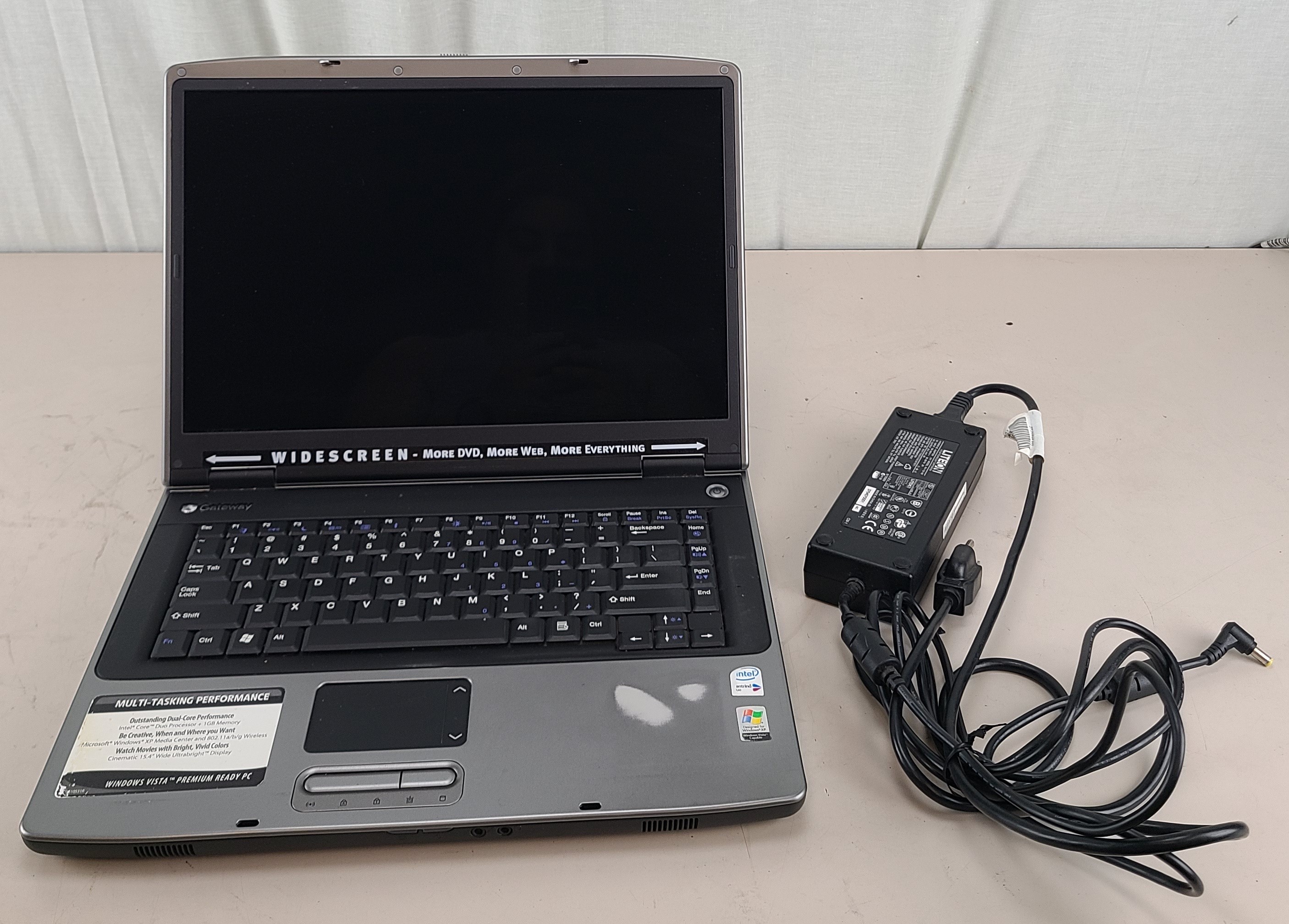 Gateway MA7 Intel T2050 1GB 160GB HDD NO OS