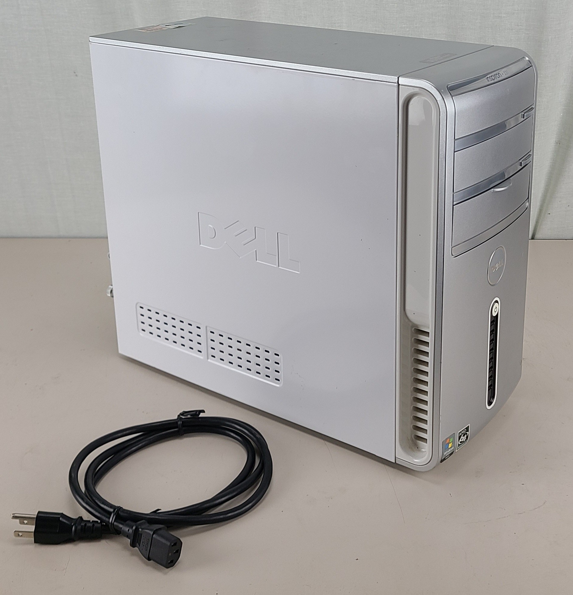 Vintage Dell Inspiron 531 AMD Athlon 64 X2 3GB 80GB HDD WIN VISTA BUS. SP1
