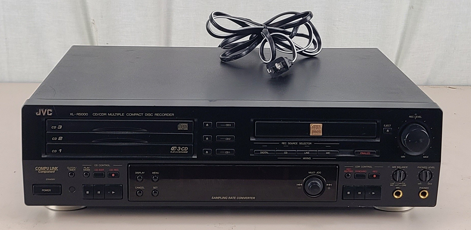 JVC XL-R5000 CD/CDR Multiple Compact Disc Recorder Player