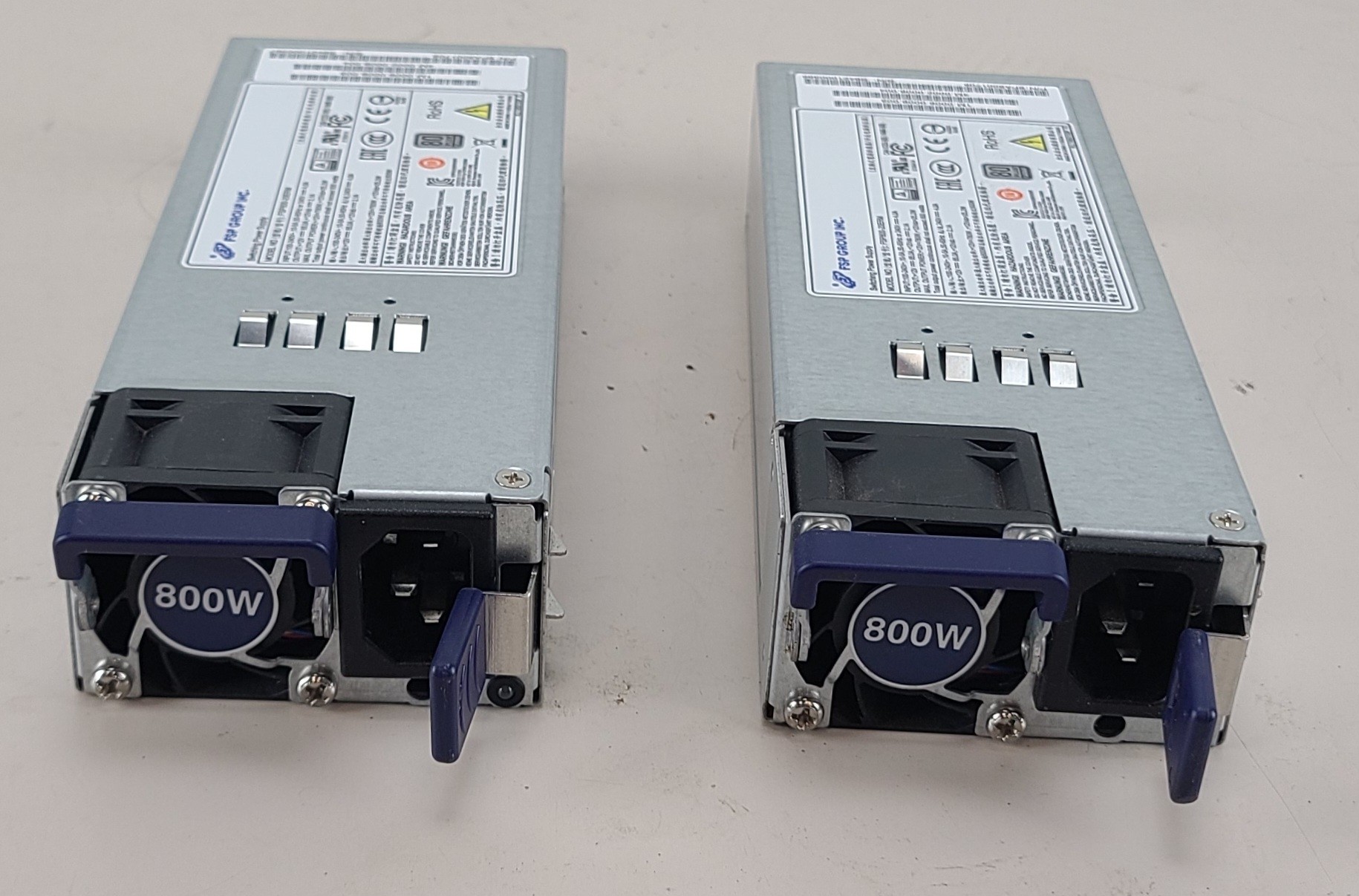 LOT OF 2 FSP Group FSP800-20ERM 800 Watt Server Power Supply