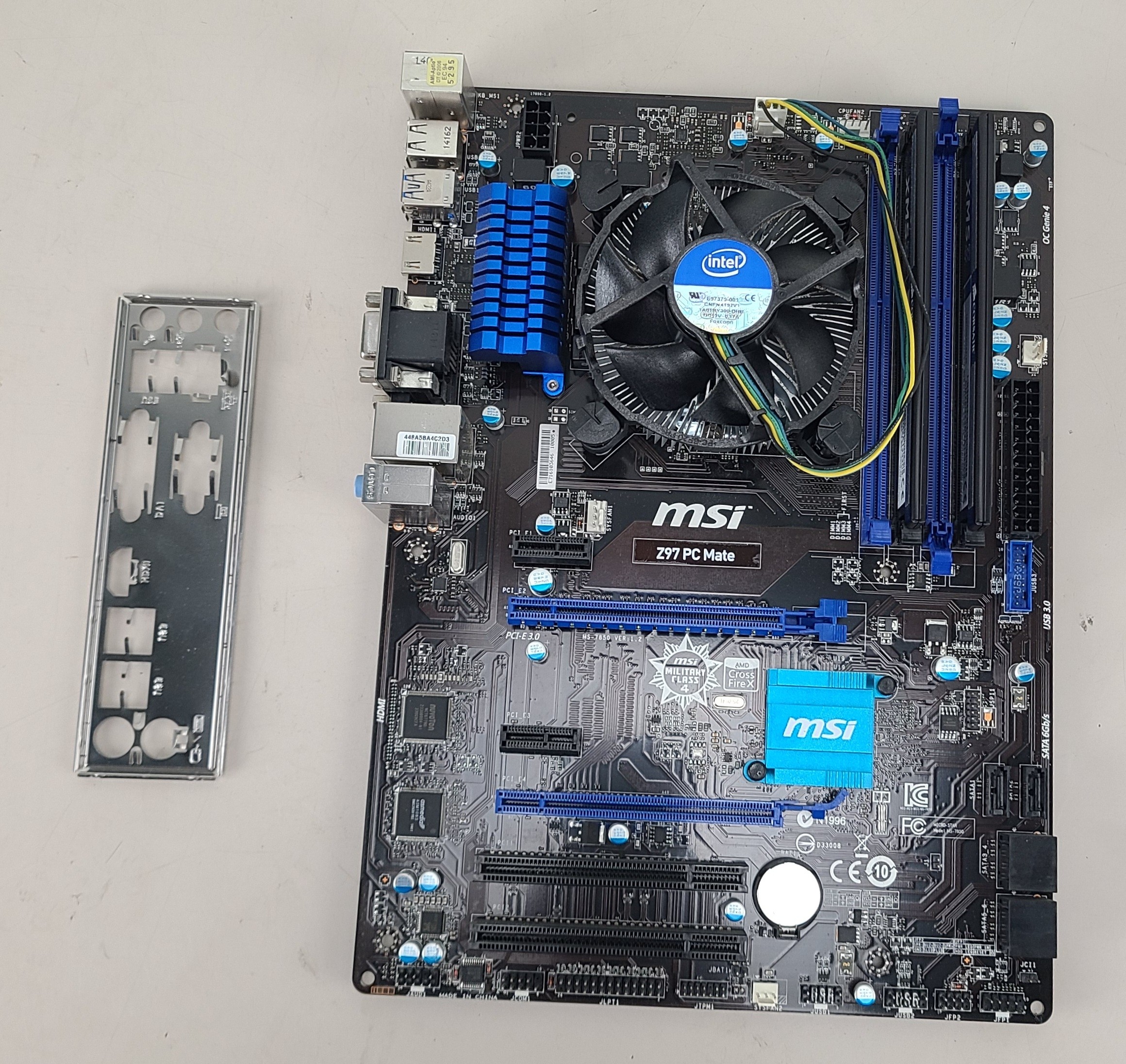 MSI Z97 PC Mate Intel Z97 DDR3 SATA 6Gb/s USB 3.0 LGA1150 ATX Motherboard w/ I/O