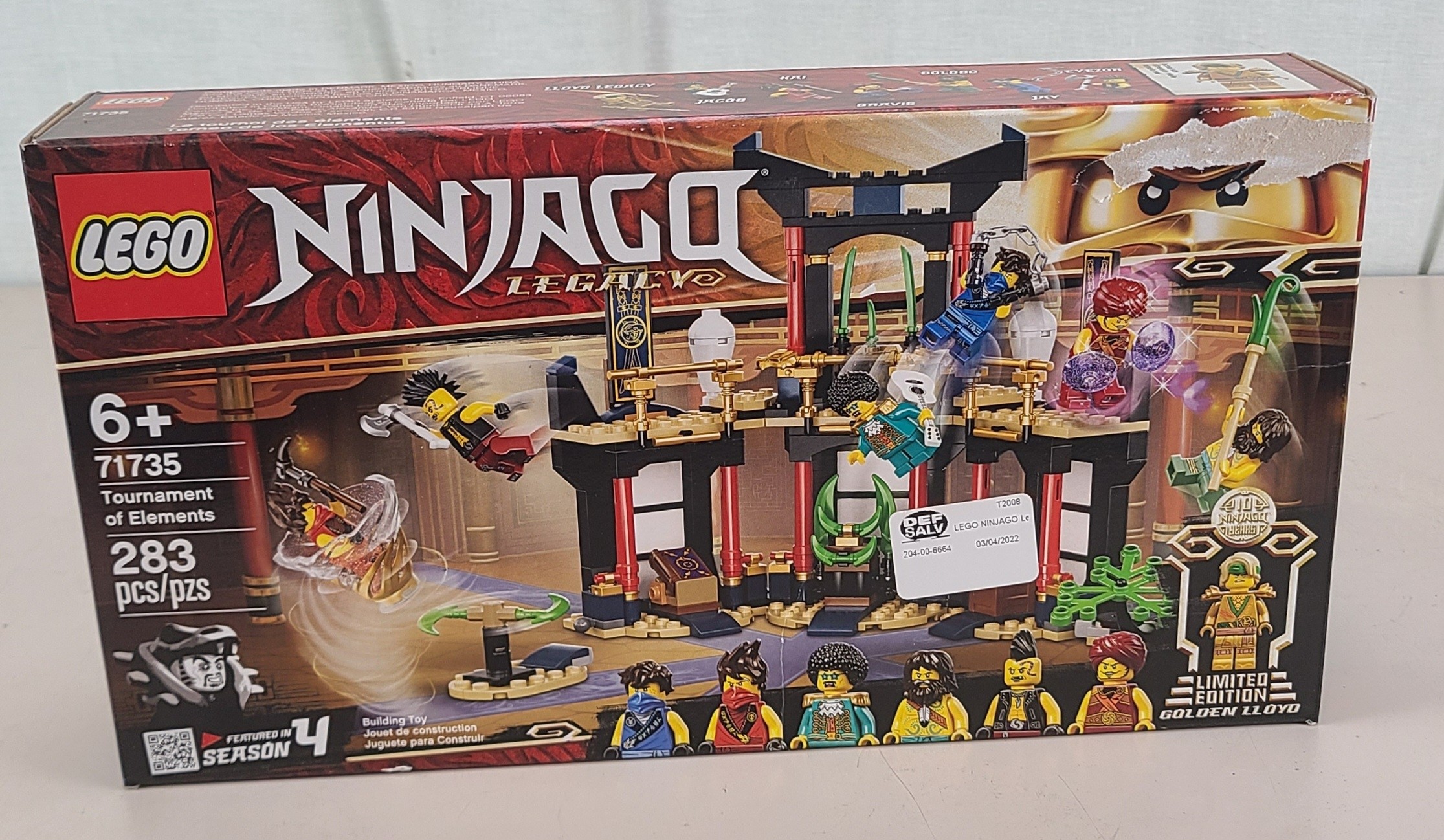 Lego Ninjago Legacy Tournament of Elements Brand New In Box