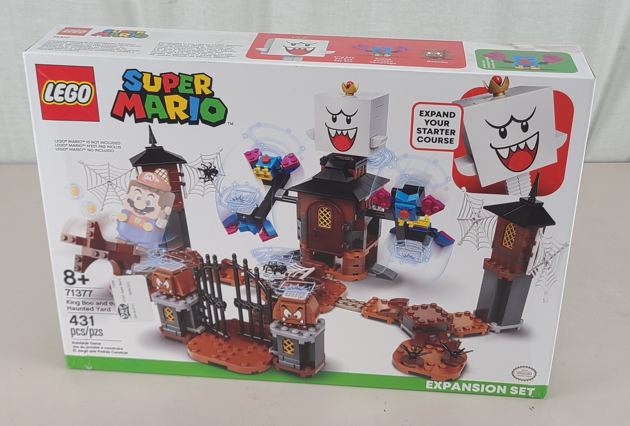 LEGO Super Mario: King Boo and the Haunted Yard Expansion Set (71377) NIB