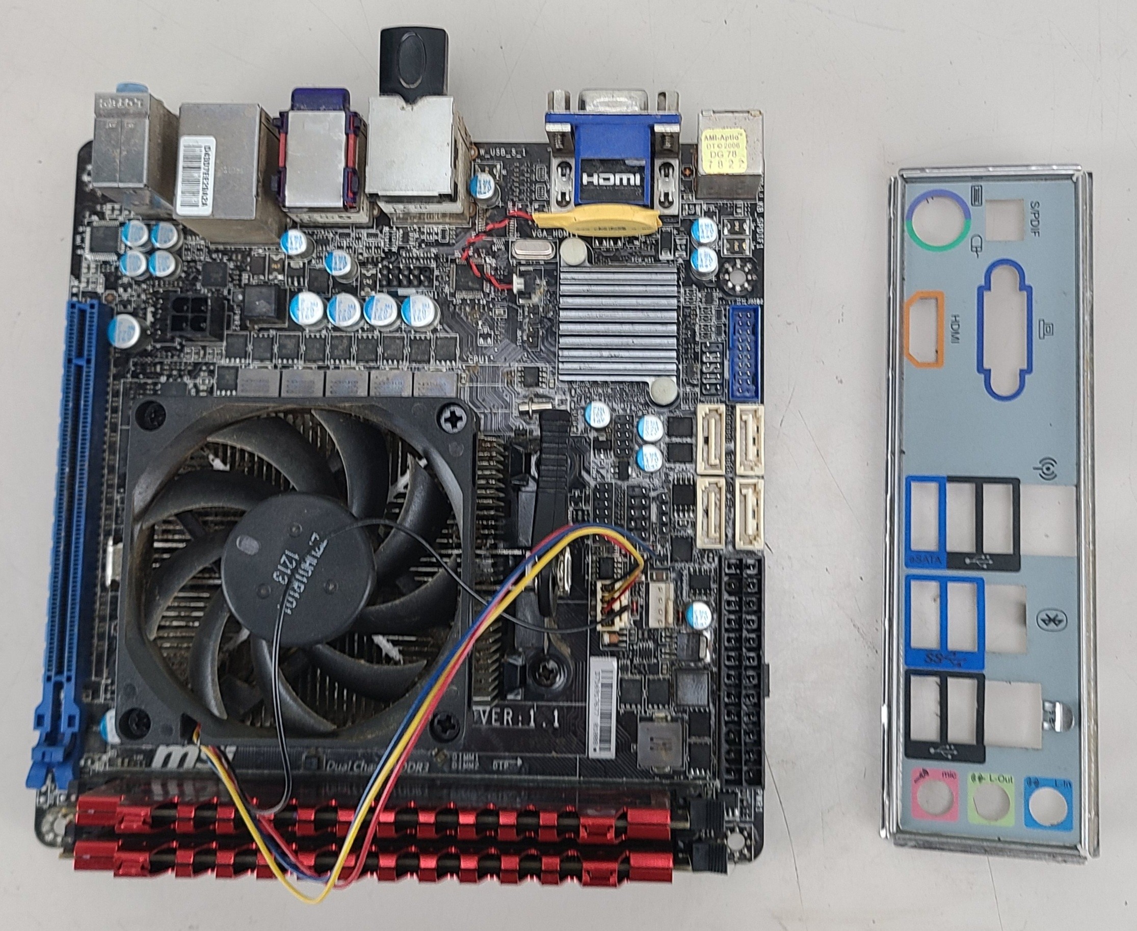 MSI FM2-A75IA-E53 MINI-ITX DDR3 Desktop Motherboard w/ AMD A8-6600K 8GB 