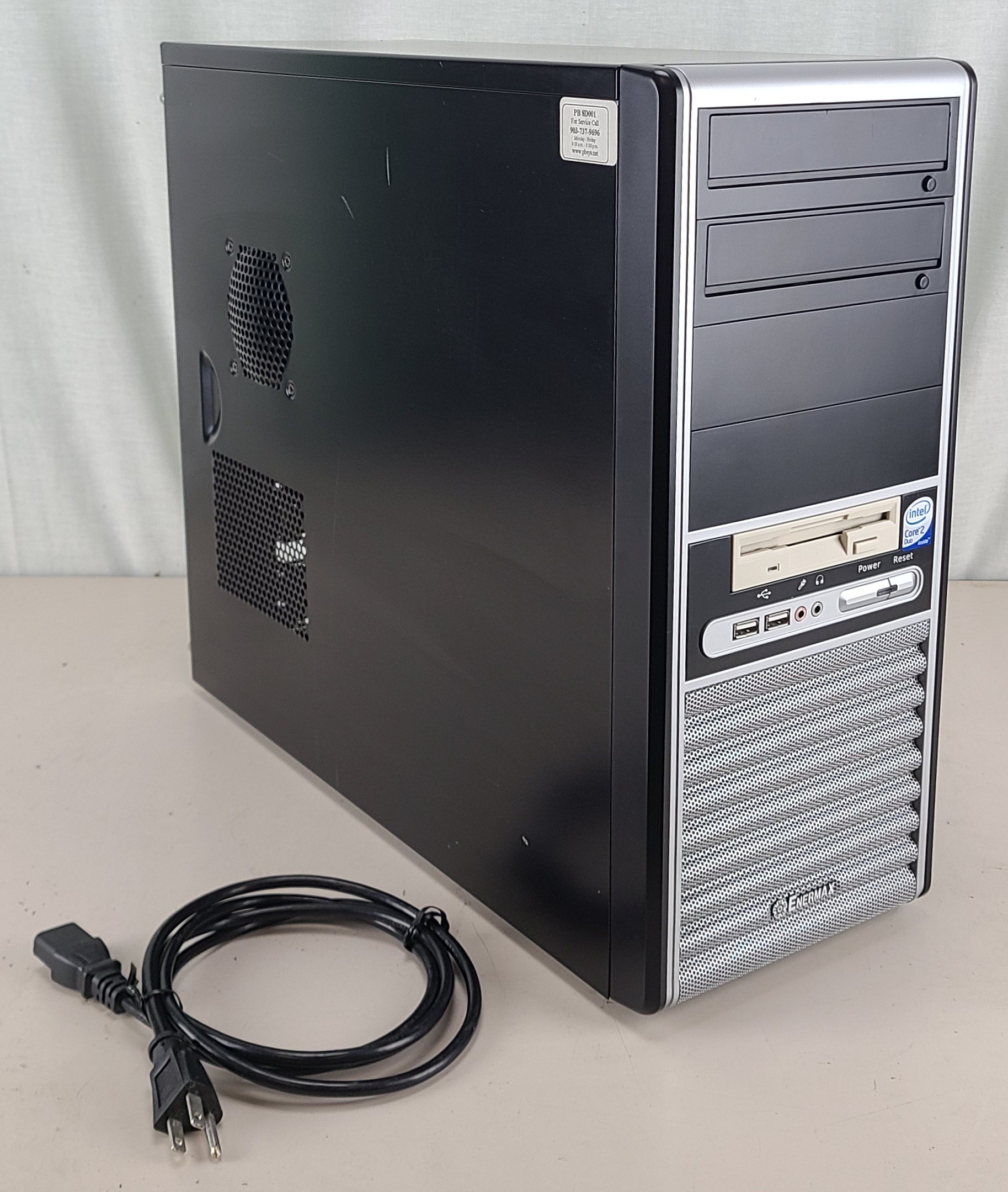 Enermax Intel C2D E6750 4GB 4x 500GB HDD NO OS